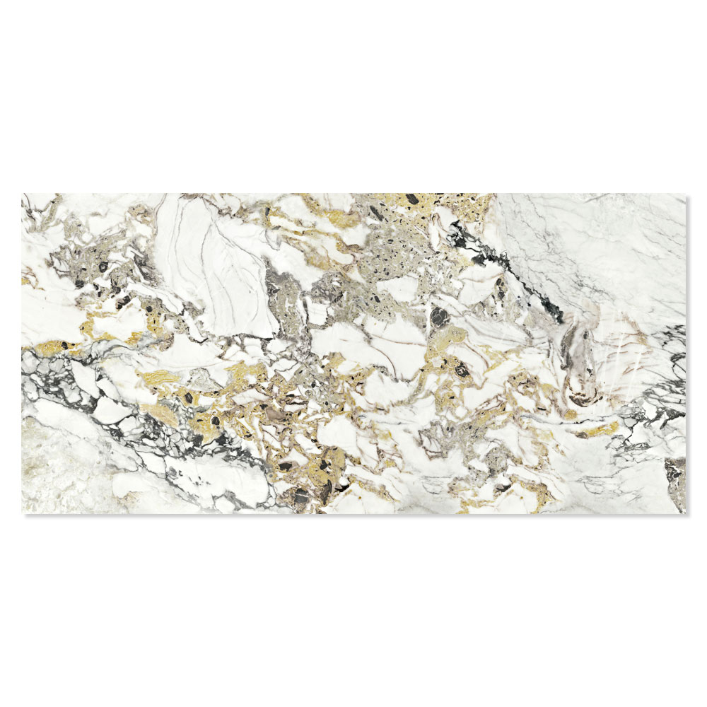 Marmor Klinker Luxurious Vit Polerad 120x260 cm
